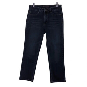 Santana Blue Denim Jeans Size 8 Dark Blue Pockets
